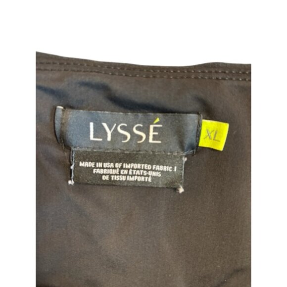 Lysse XL Control Top Cropped Leggings | Black Stretch Waist Slimming Capri - Picture 2 of 4